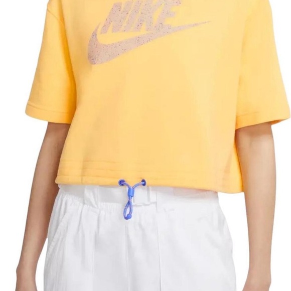 NWOT Nike Sportswear Icon Clash Logo Yellow - Picture 2 of 8